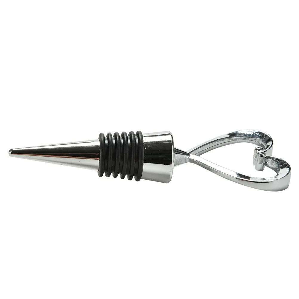 Heart Shaped Elegant Wine Stopper of cork, bottle stopper Wedding Favors wedding decoration