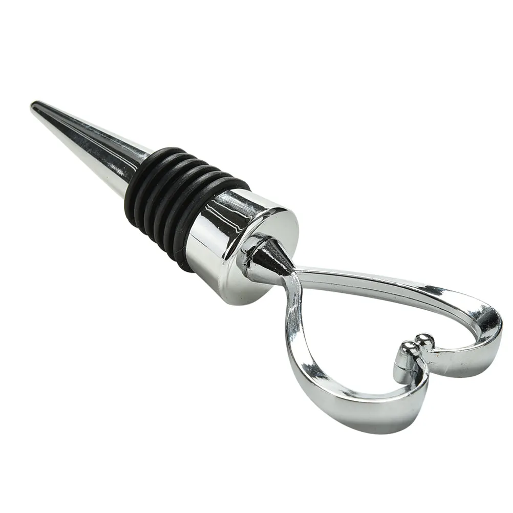 Heart Shaped Elegant Wine Stopper of cork, bottle stopper Wedding Favors wedding decoration
