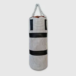 Houndstooth Leather Heavy Punching Bag (un-filled)