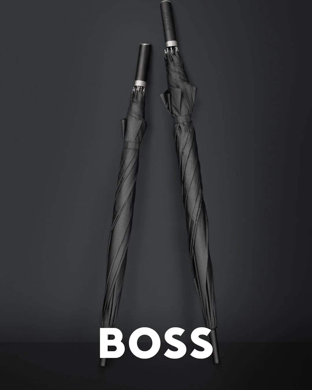 HUGO BOSS HUG304A-Golf umbrella Loop Black