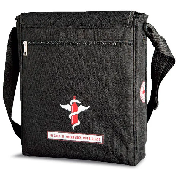 Insulated Bag - WINE-1-1  3 Bottle Messenger Bag