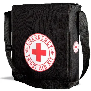 Insulated Bag - WINE-1-1  3 Bottle Messenger Bag