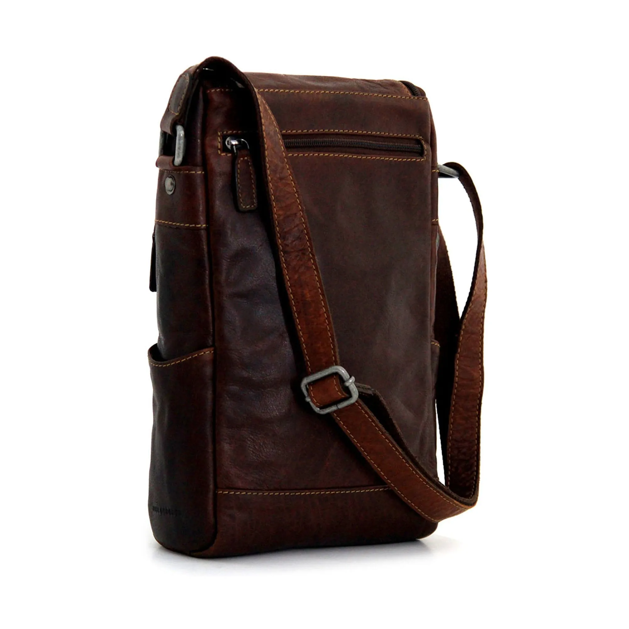 Jack Georges Voyager Crossbody Messenger Wine Bag