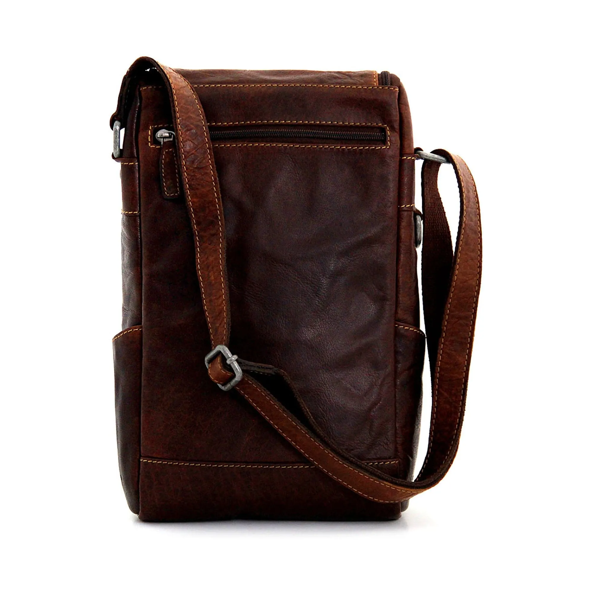 Jack Georges Voyager Crossbody Messenger Wine Bag