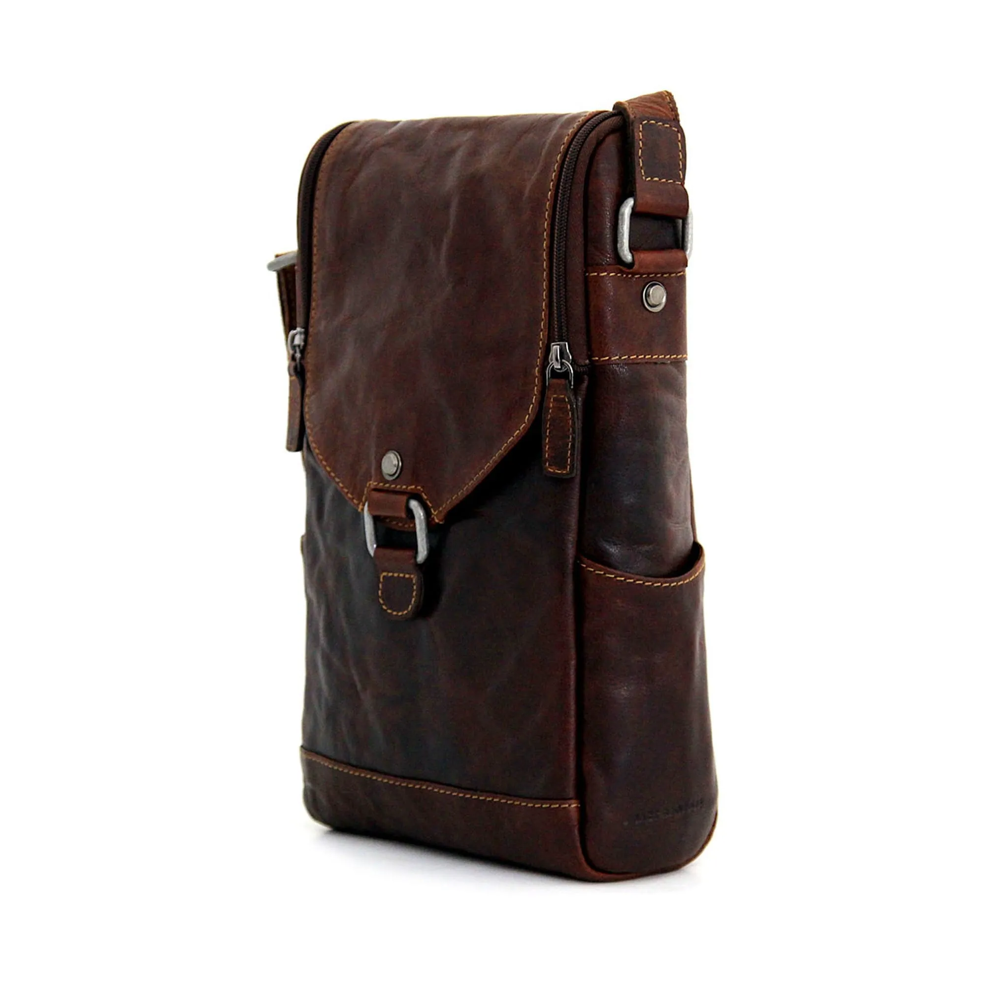 Jack Georges Voyager Crossbody Messenger Wine Bag