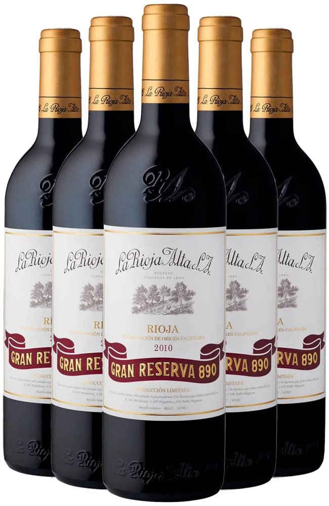 La Rioja Alta S.A. Gran Reserva 890 Selección Especial 2010