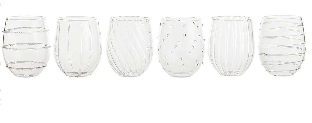 Livenza Stemless Wine Glass Set