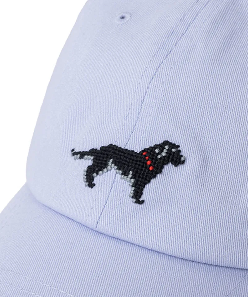 LOLONG Golf Black Lab Needle Point Hat - Lavender
