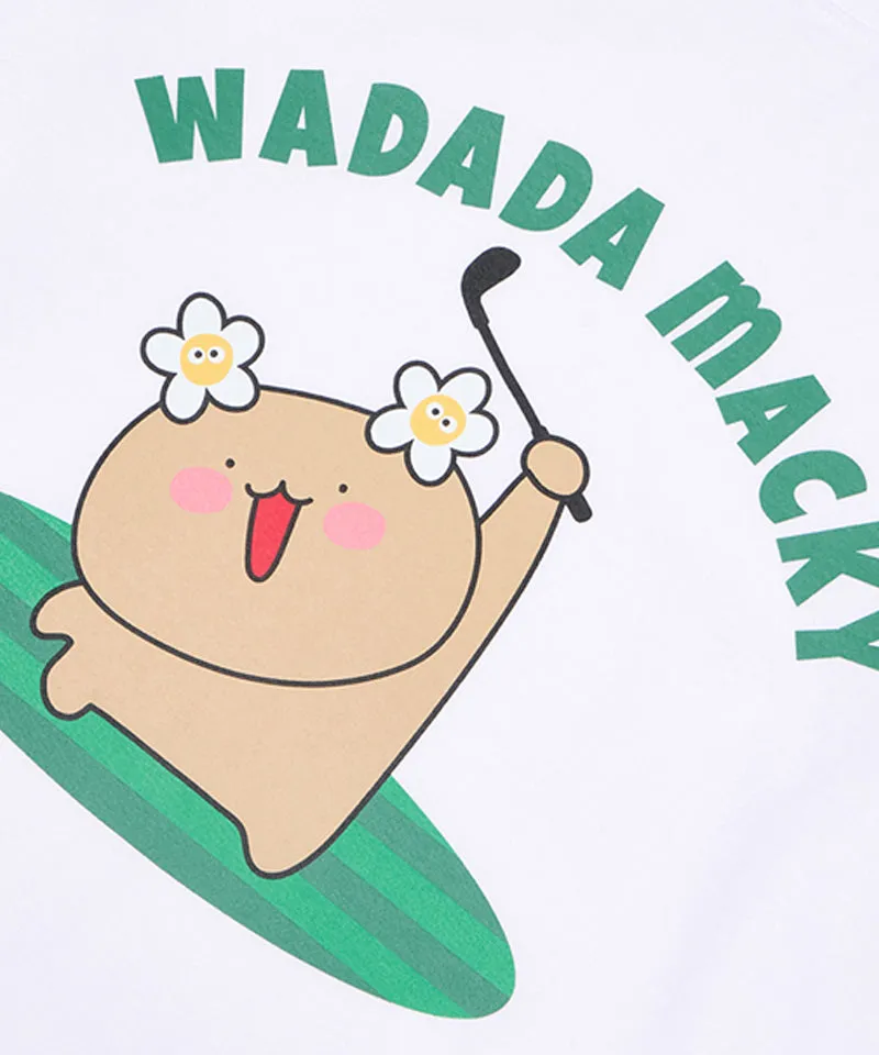 MACKY Golf: Wadada Rounding T-Shirt - White