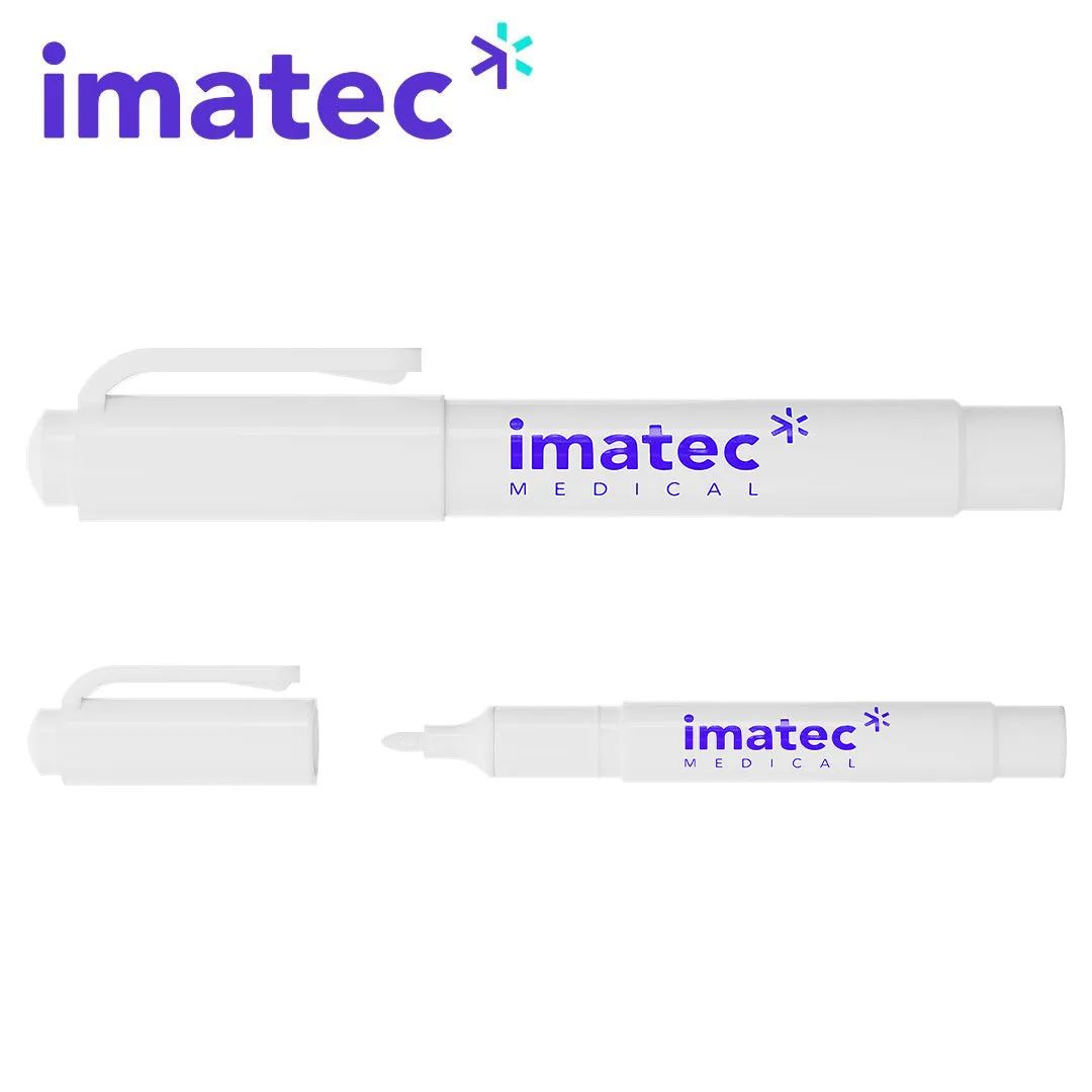 Marktec Skin Markers By Imatec Medical (White) - 10 Pack