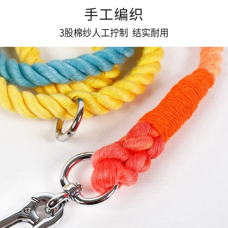 Multifunctional Cotton Dog Trackable Rope