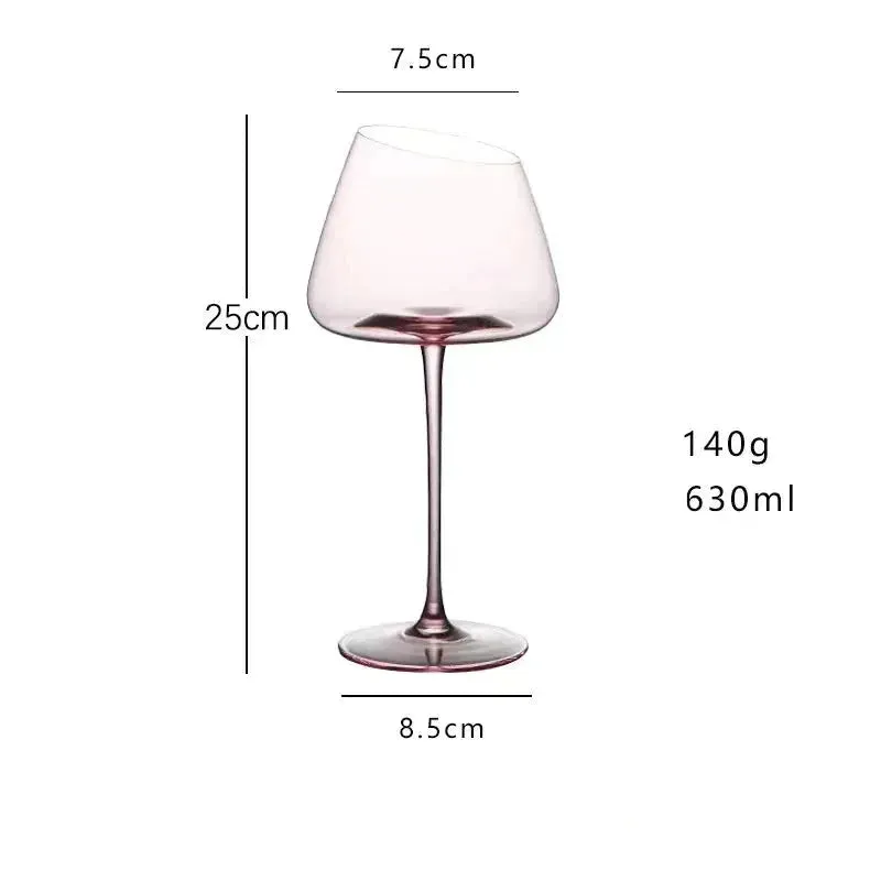 Nordic Flamingo PInk Wine Glass