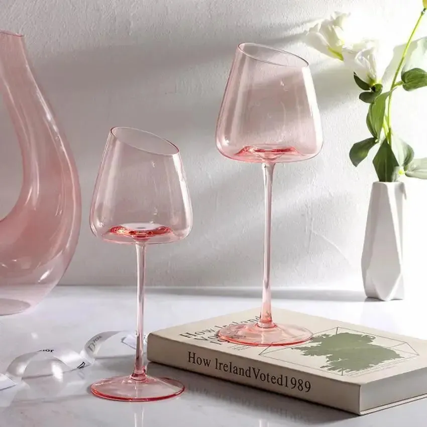 Nordic Flamingo PInk Wine Glass