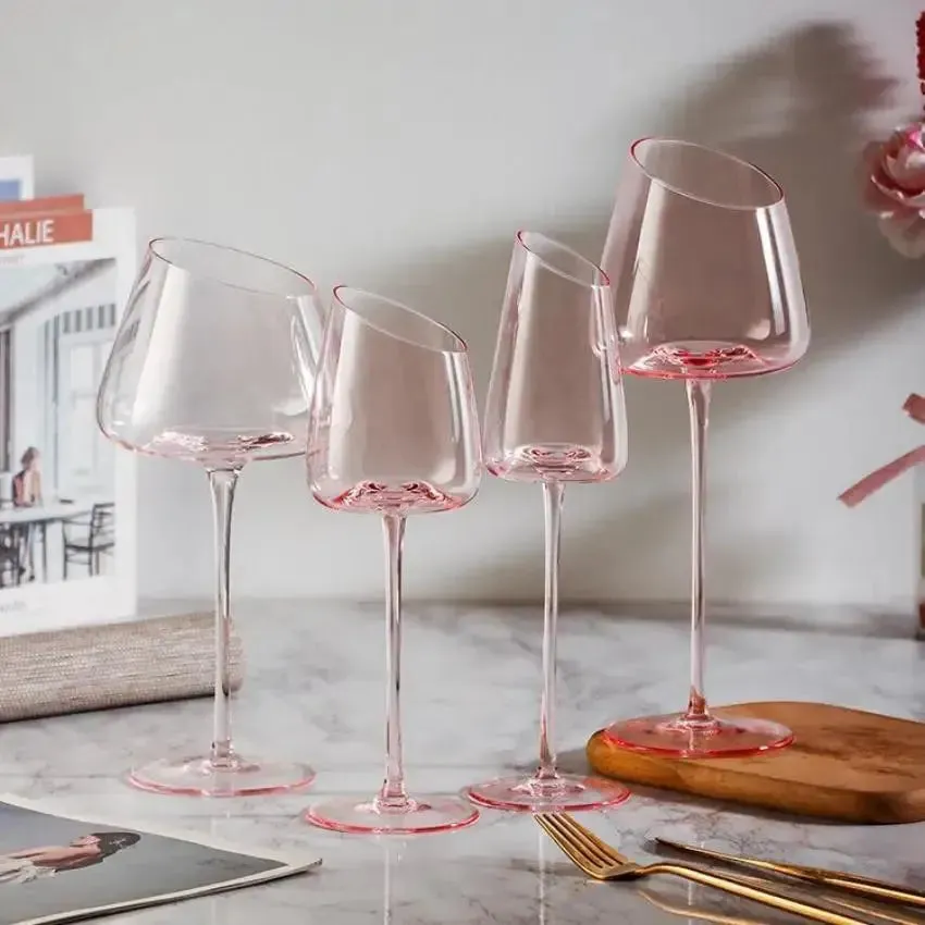Nordic Flamingo PInk Wine Glass