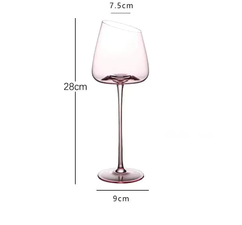 Nordic Flamingo PInk Wine Glass