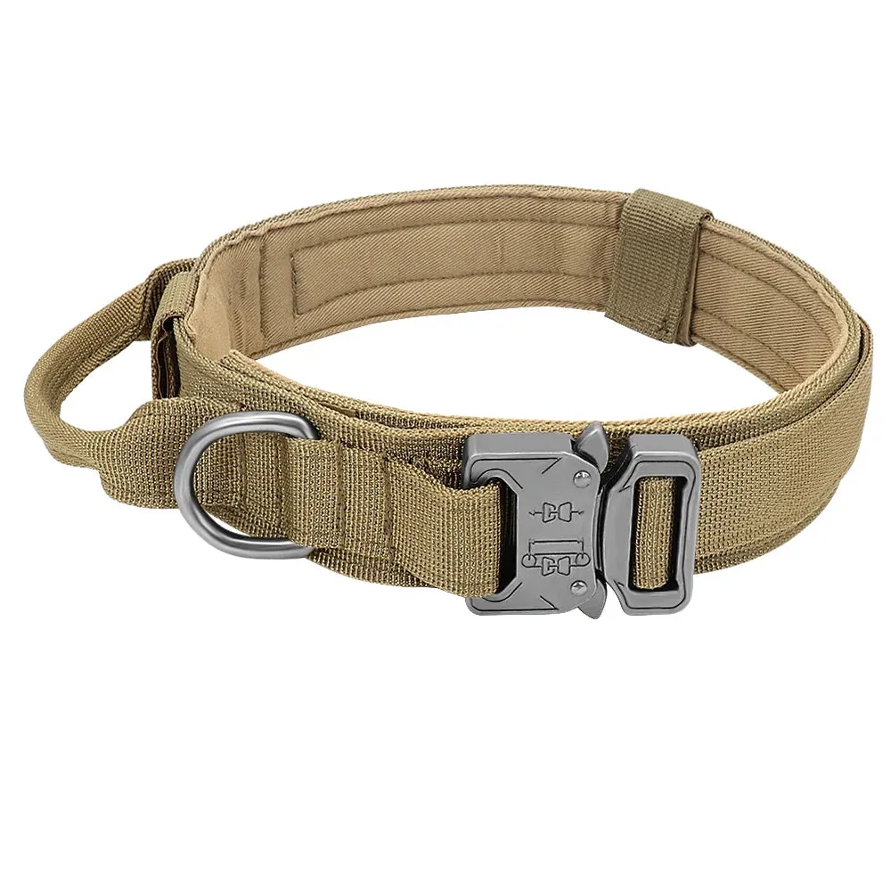 Nylon Tactical Dog Harness, Collar & Leash Combo