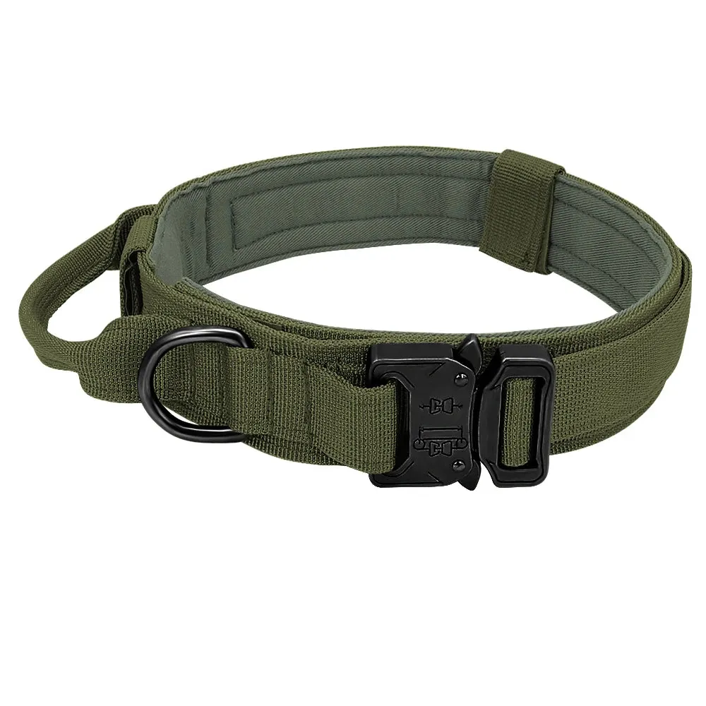 Nylon Tactical Dog Harness, Collar & Leash Combo