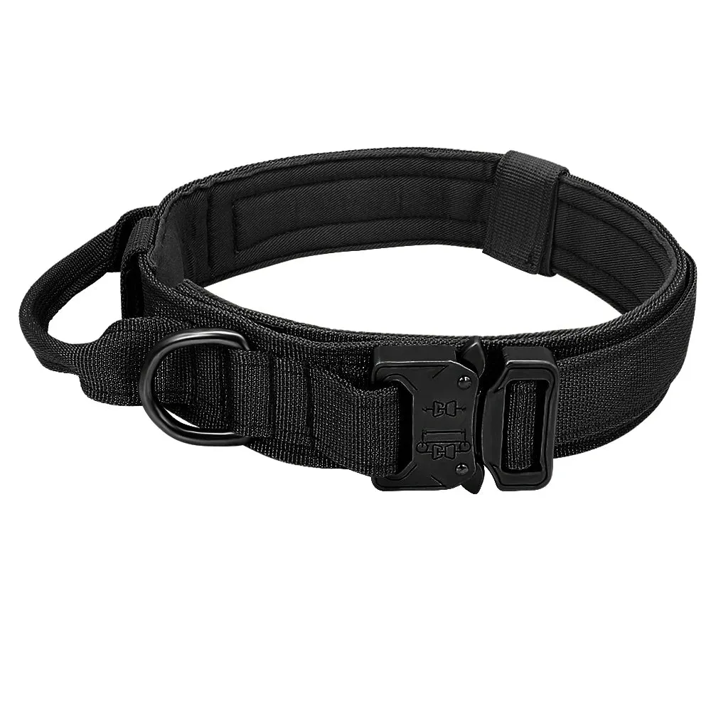 Nylon Tactical Dog Harness, Collar & Leash Combo