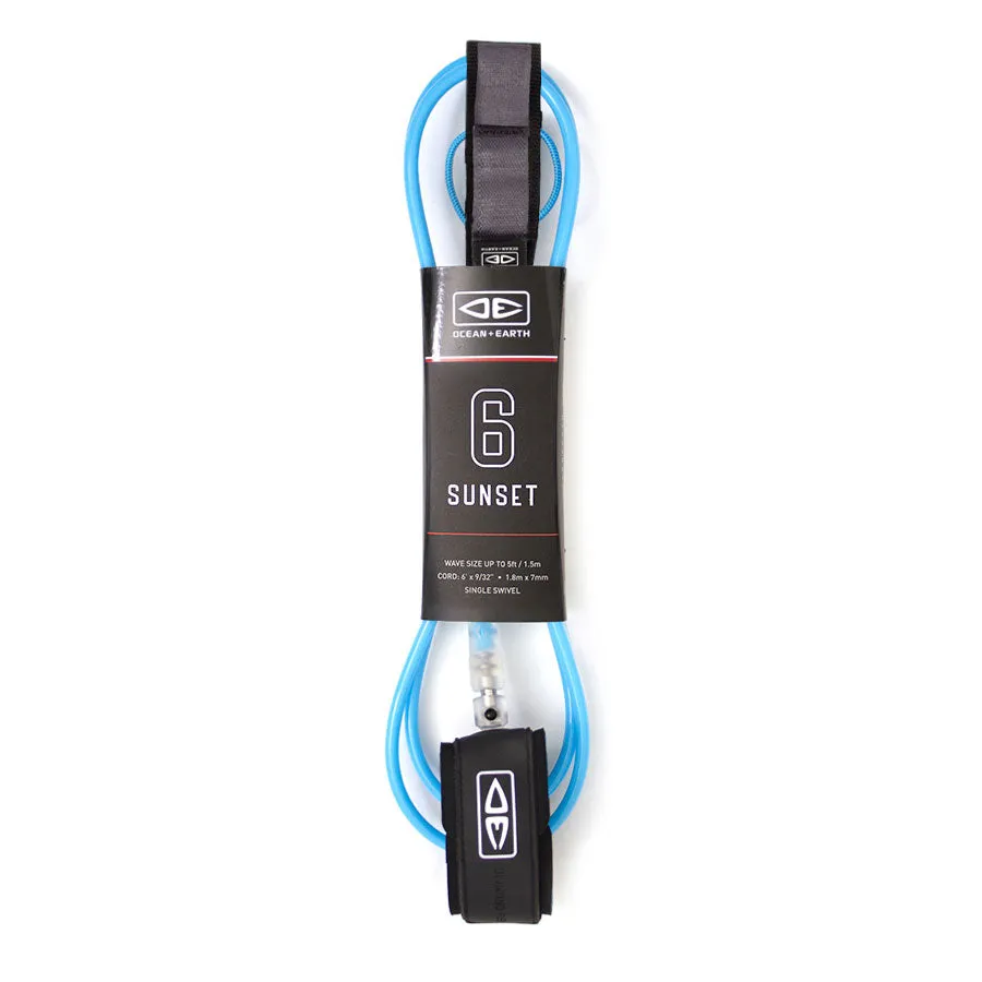 OCEAN AND EARTH Sunset 6ft Leash - Blue