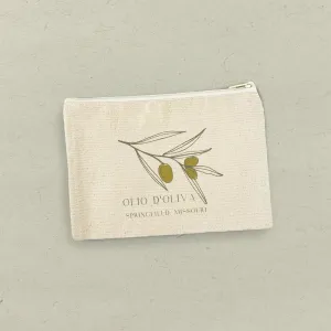 Olio d'Oliva City State - Canvas Zipper Pouch