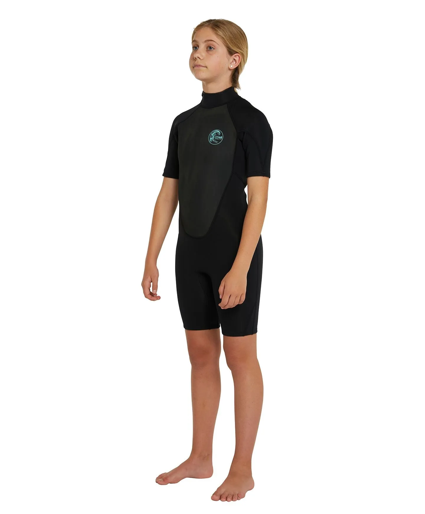 ONEILL Girls Bahia II BZ SS Spring Suit 2mm Youth - Black/Black/Black