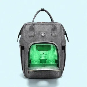 Ozone Sterilizer Waterproof Mummy Bag Travel Backpack Baby Diaper Bag