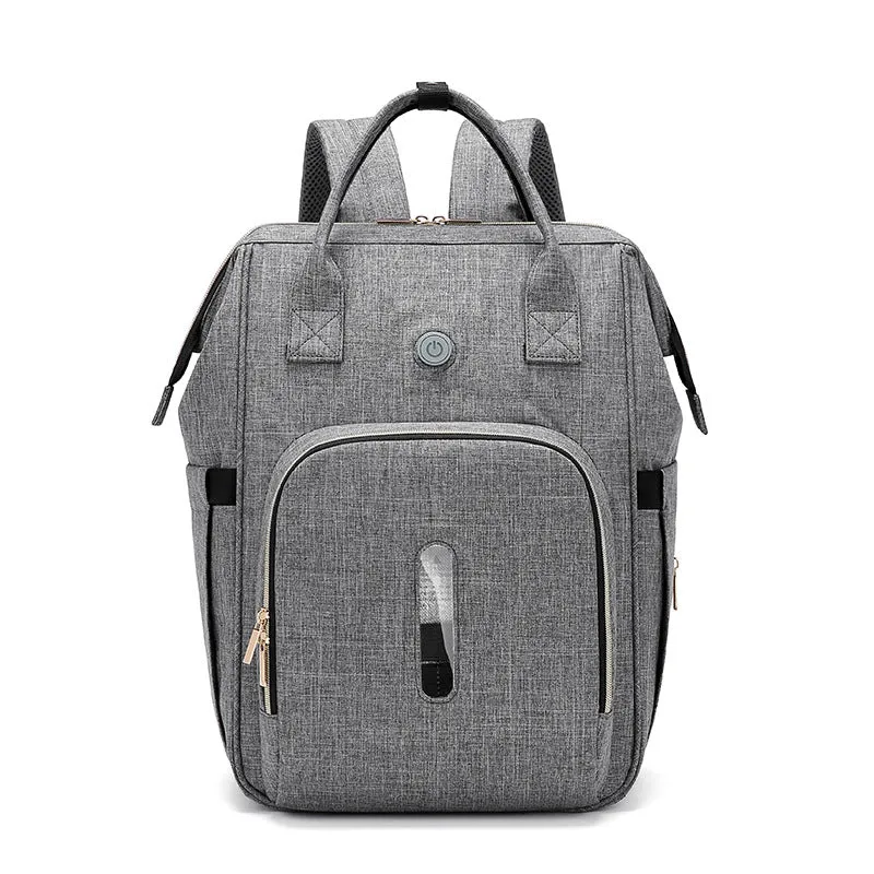 Ozone Sterilizer Waterproof Mummy Bag Travel Backpack Baby Diaper Bag