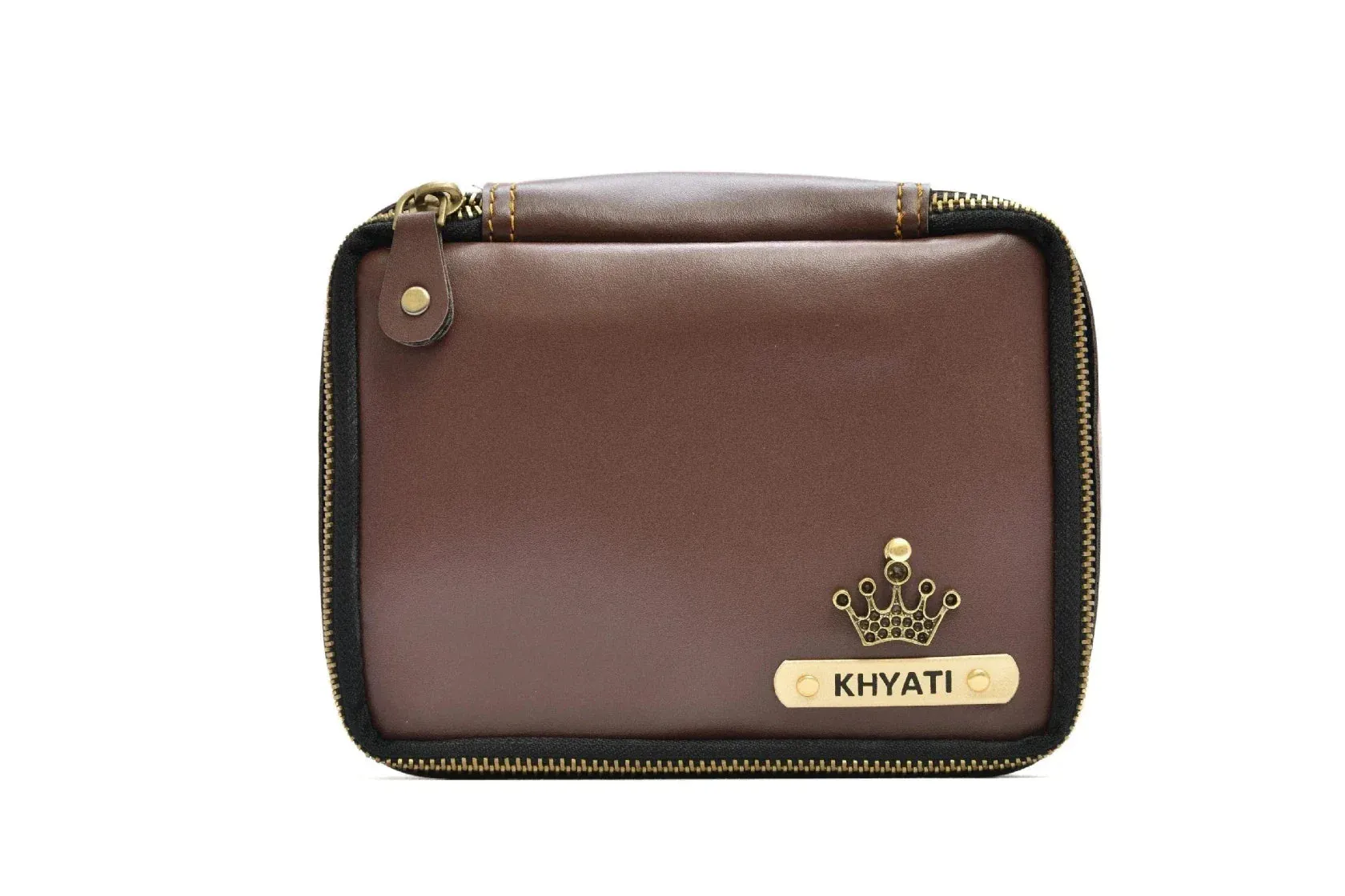 Personalized Mini Makeup Kit- All in one kit - Brown