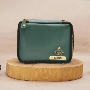 Personalized Mini Makeup Kit- All in one kit - Olive Green