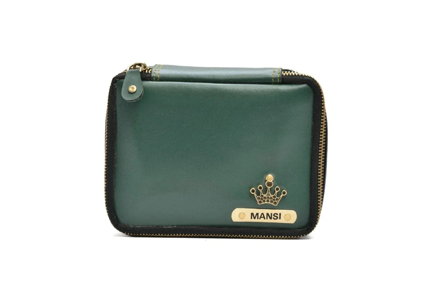 Personalized Mini Makeup Kit- All in one kit - Olive Green