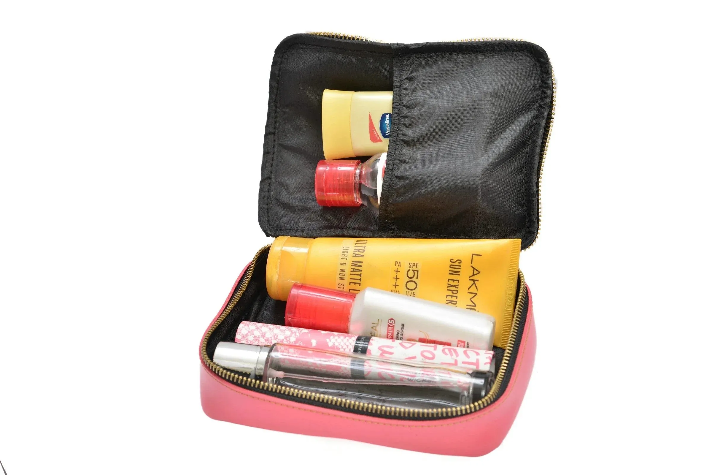 Personalized Mini Makeup Kit- All in one kit - Pink