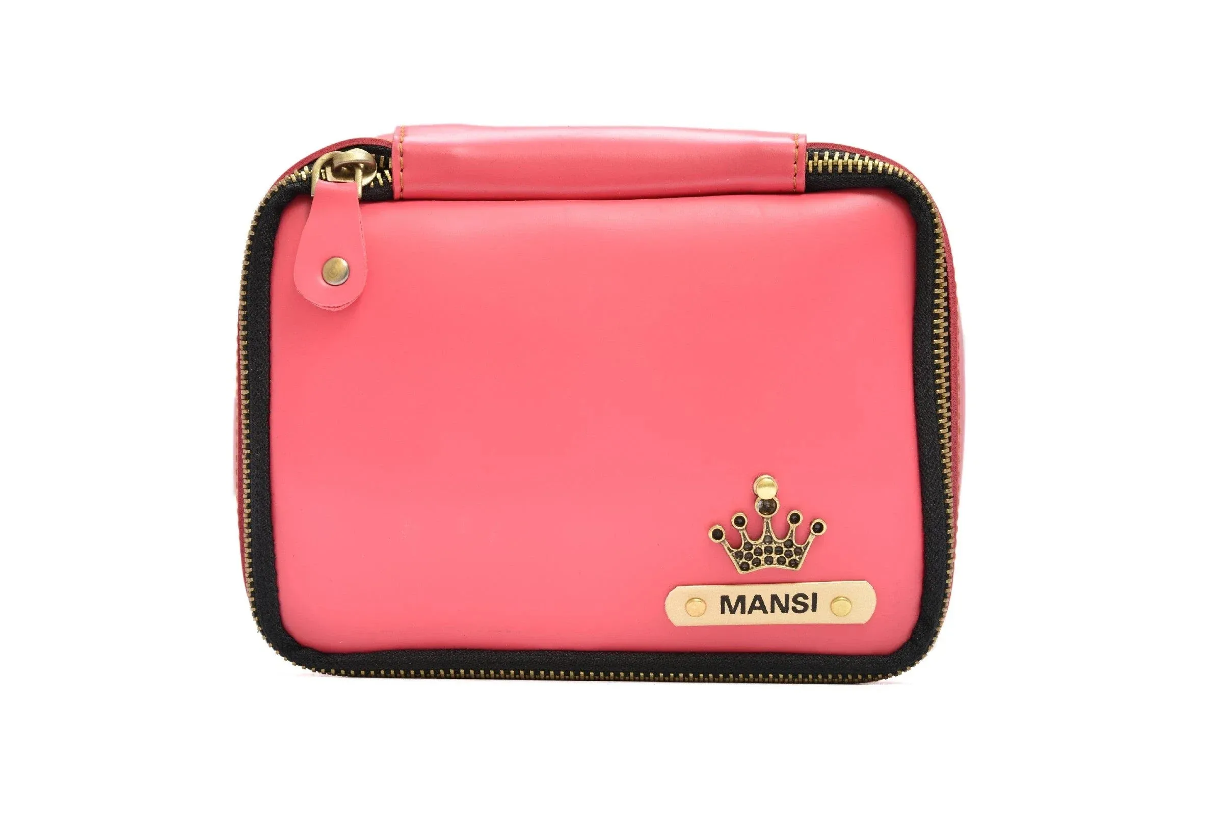 Personalized Mini Makeup Kit- All in one kit - Pink