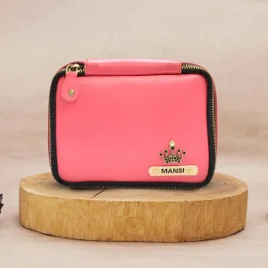 Personalized Mini Makeup Kit- All in one kit - Pink