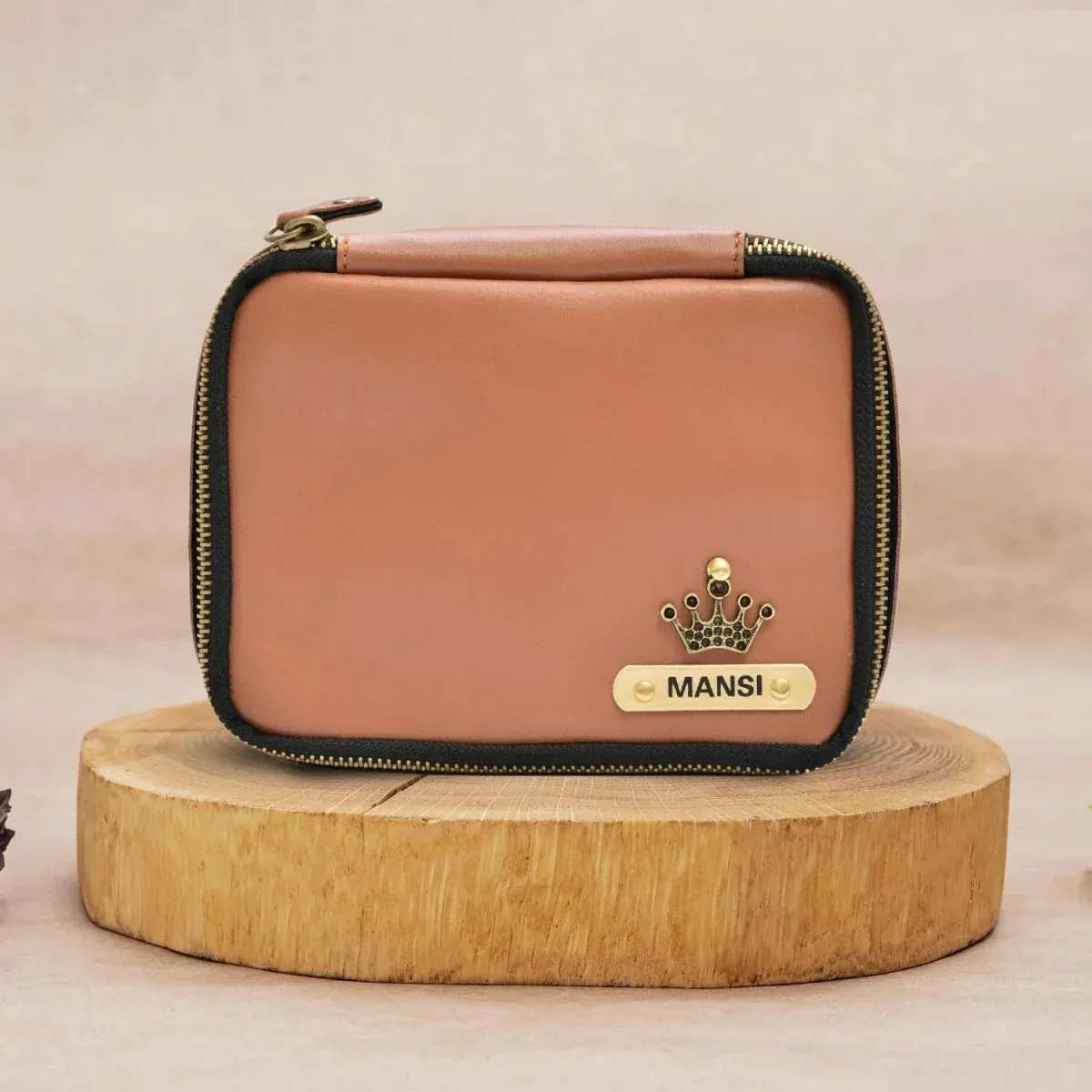 Personalized Mini Makeup Kit- All in one kit - Tan