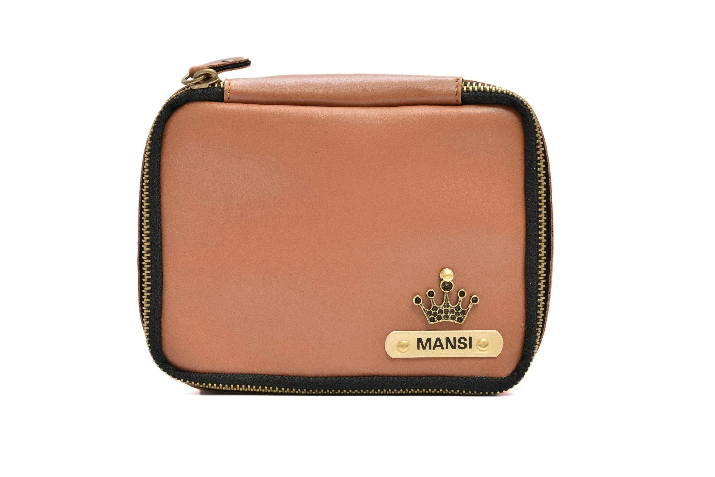 Personalized Mini Makeup Kit- All in one kit - Tan