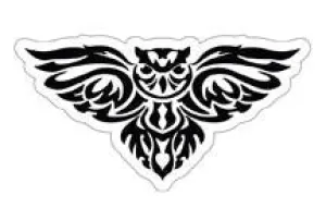 Pueo Tribal Decal