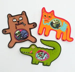 "Wildlife vs. Capitalists" sticker set