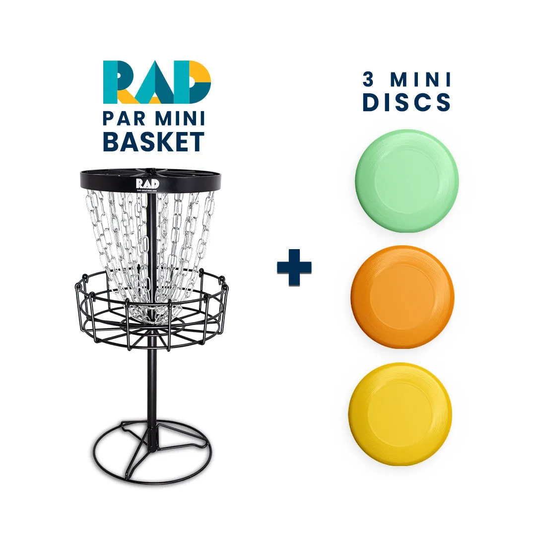 RAD PAR Mini Disc Golf Basket