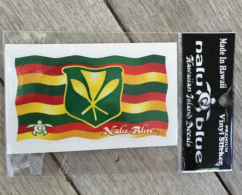 Rasta Hawaiian Flag Decal