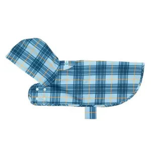 RC Pets Packable Poncho Blue Plaid