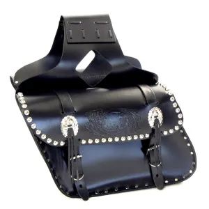 SB46  Small Slanted SaddleBag w/ Dome Studs