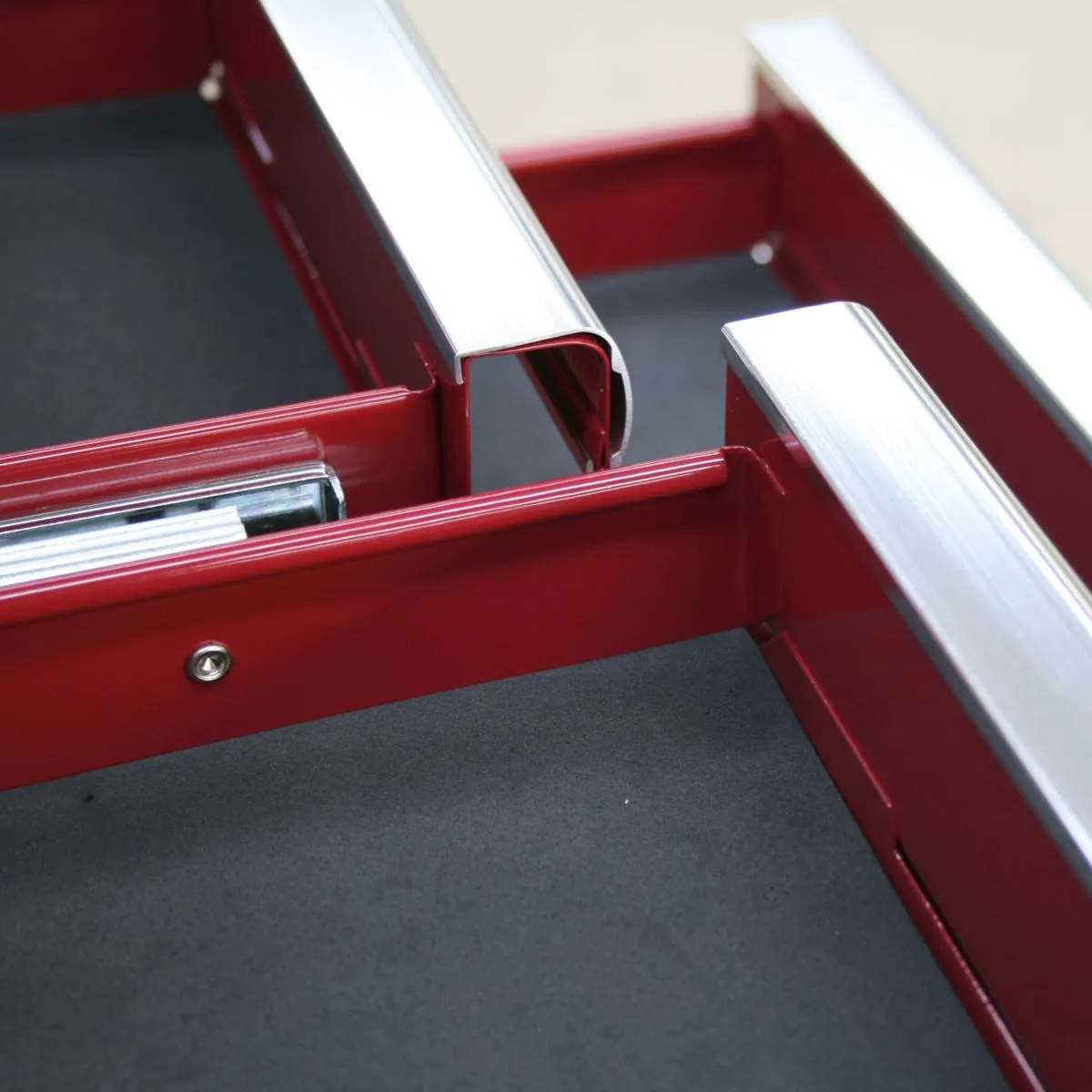 Sealey Superline Pro Topchest 10 Drawer with Ball-Bearing Slides Heavy-Duty - Red