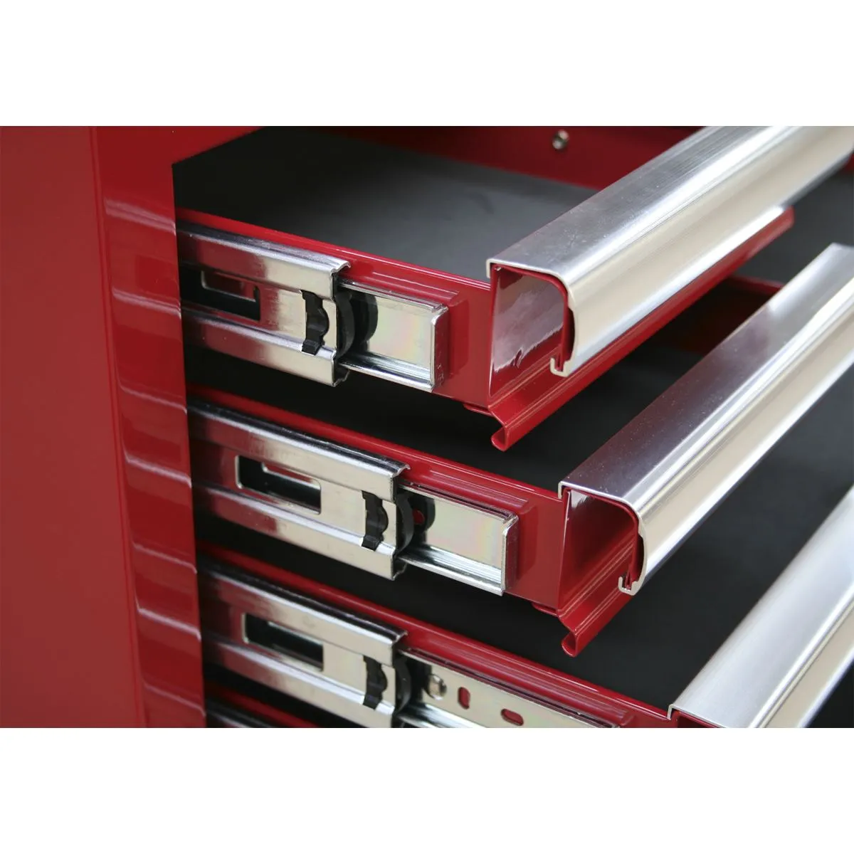 Sealey Superline Pro Topchest 10 Drawer with Ball-Bearing Slides Heavy-Duty - Red