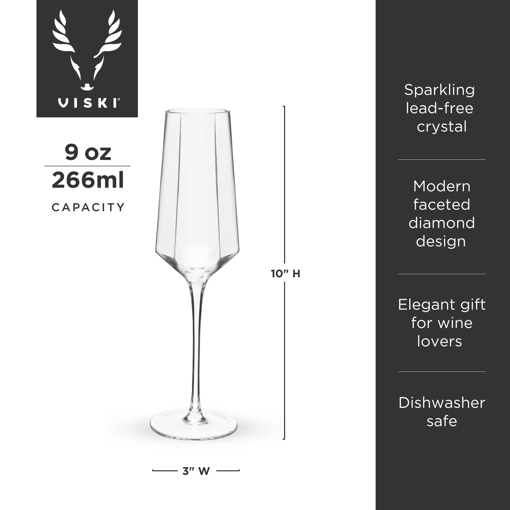 SENECA STEMMED CHAMPAGNE FLUTE