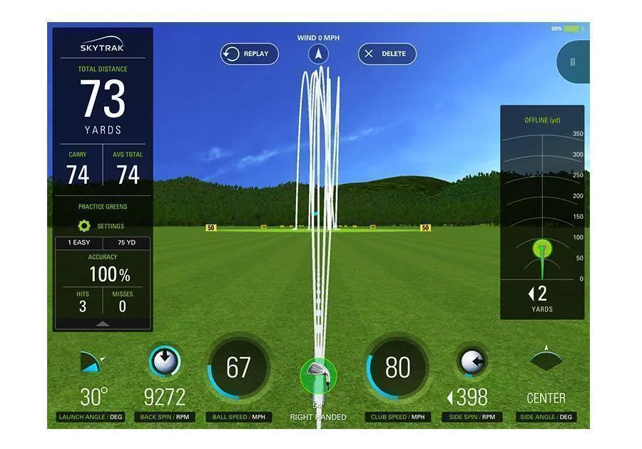 SkyTrak Launch Monitor and Golf Simulator