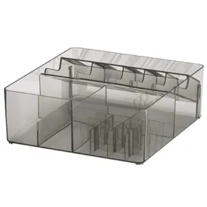 Smoke Bathroom Drawer Insert