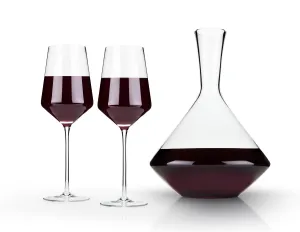 So Chic Crystal Bordeaux Set 3-Piece