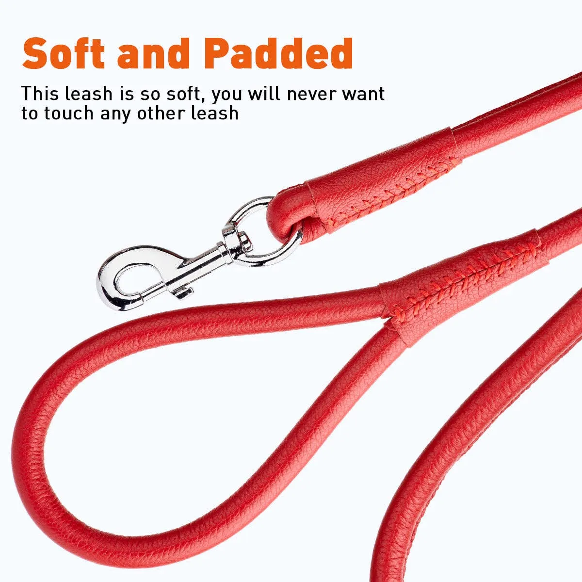 Soft Leather Round Lead