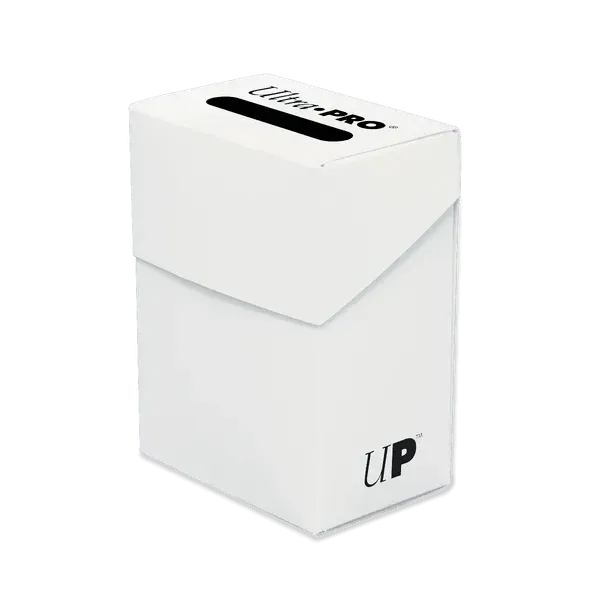 Solid Color Deck Box - White