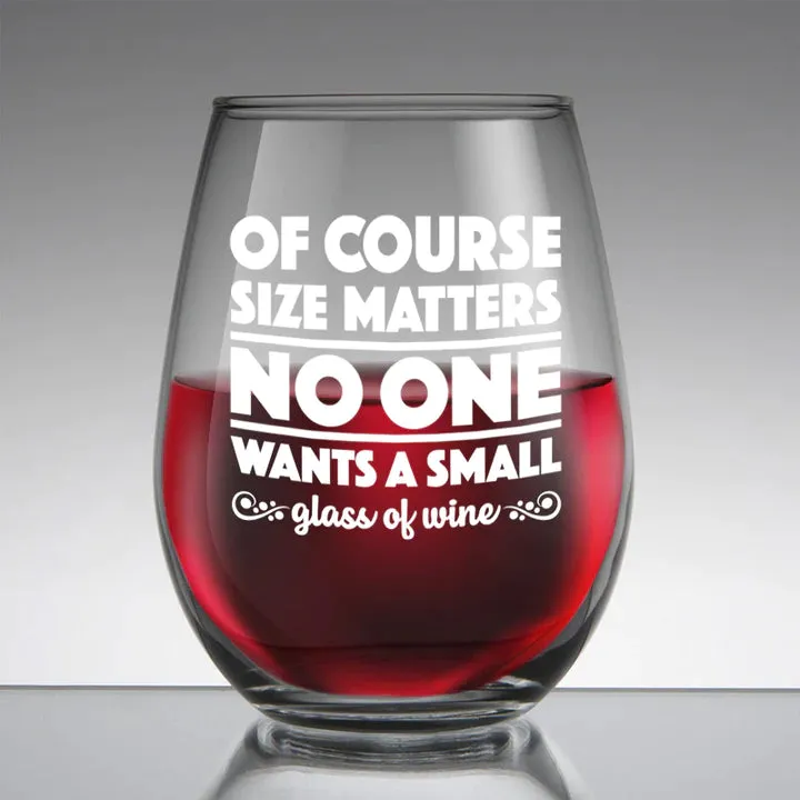 Stemless Wine Glass